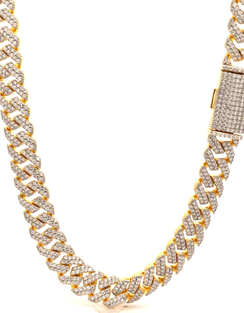 Load image into Gallery viewer, Arcadia Moissanite Gold Iced Out Cuban (No Stock Currently Sold Out)
