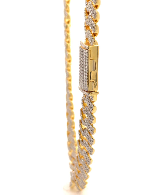 Load image into Gallery viewer, Arcadia Moissanite Gold Iced Out Cuban (No Stock Currently Sold Out)

