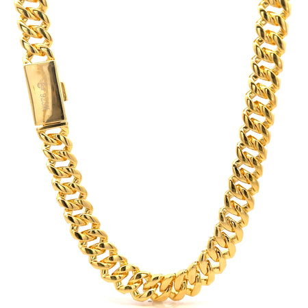 Arcadia Moissanite Gold Iced Out Cuban (No Stock Currently Sold Out)