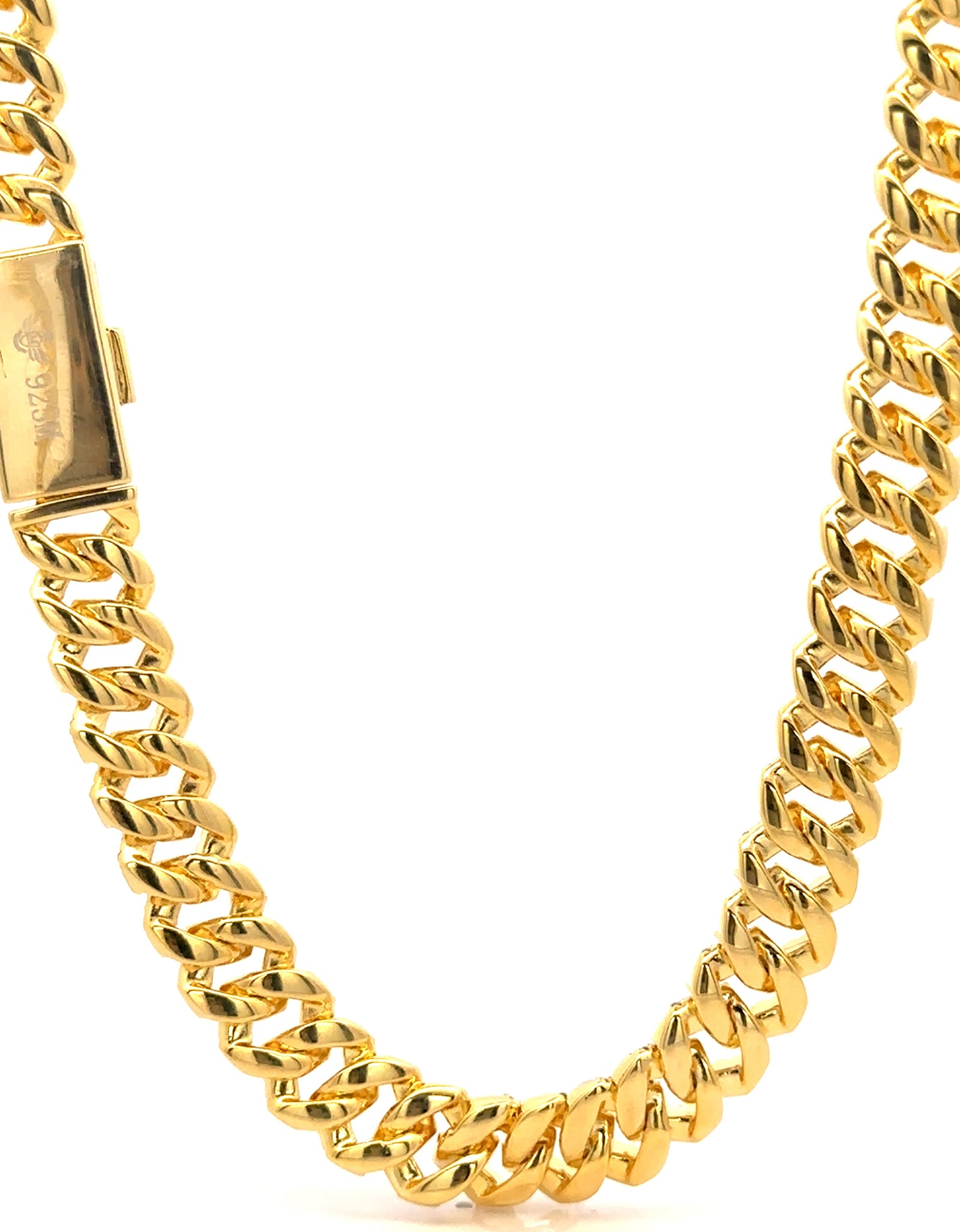 Arcadia Moissanite Gold Iced Out Cuban (No Stock Currently Sold Out)