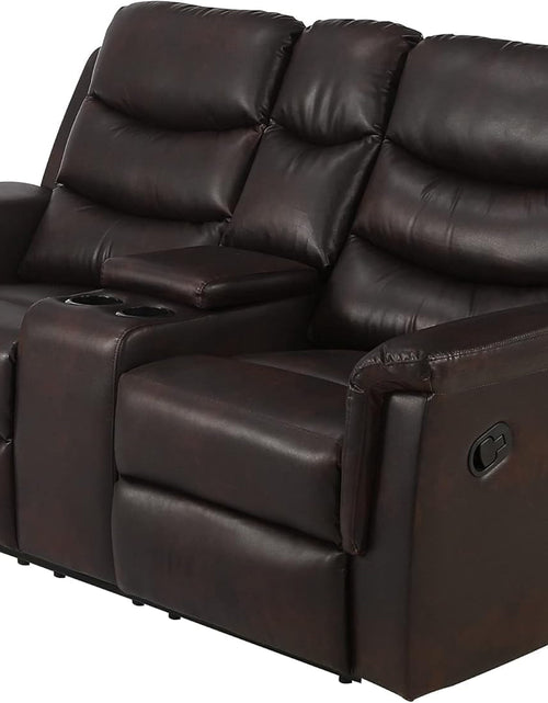 Load image into Gallery viewer, Italian Loveseat Sofa with Recliners
