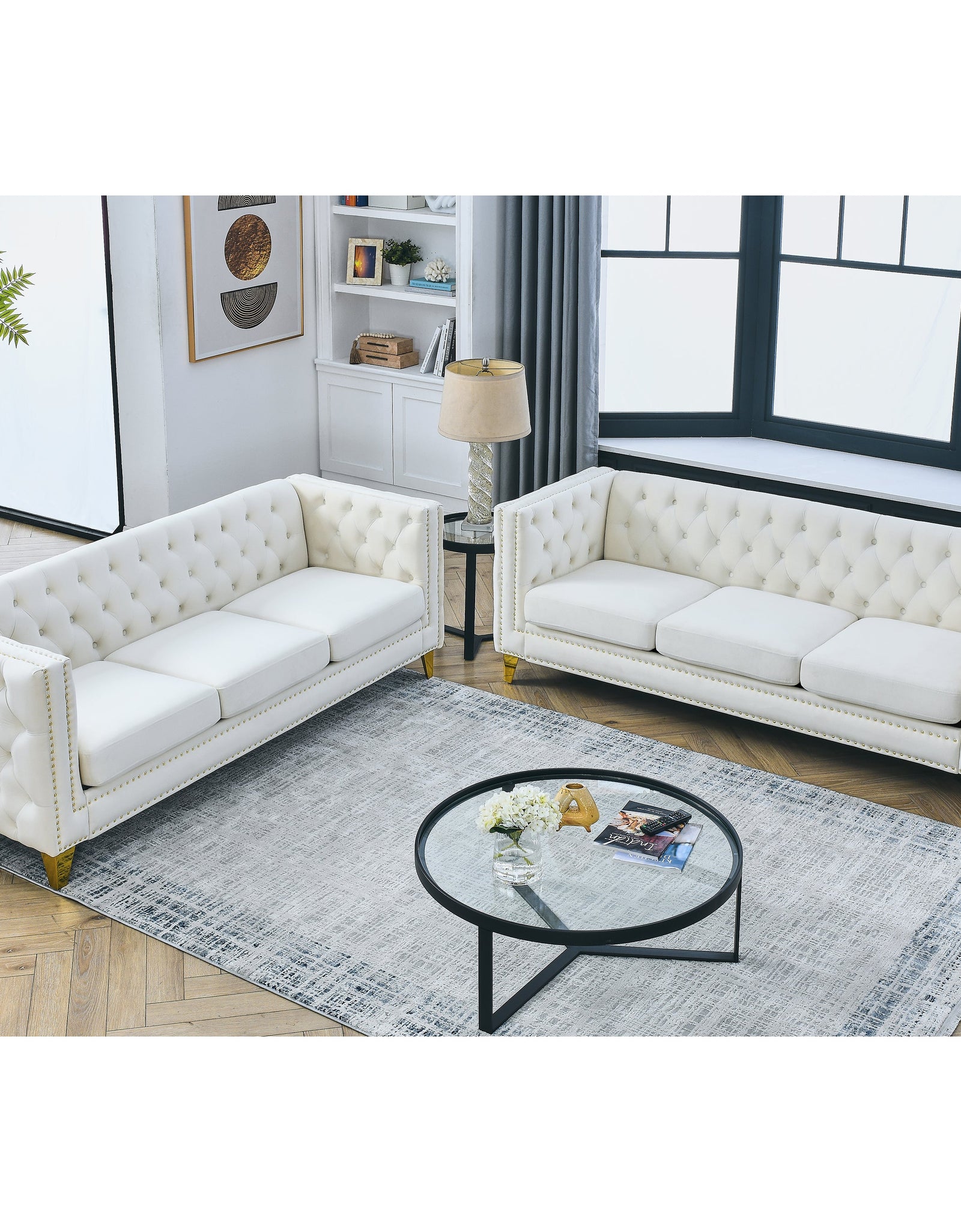 Arcadia Designer Velvet Sofa