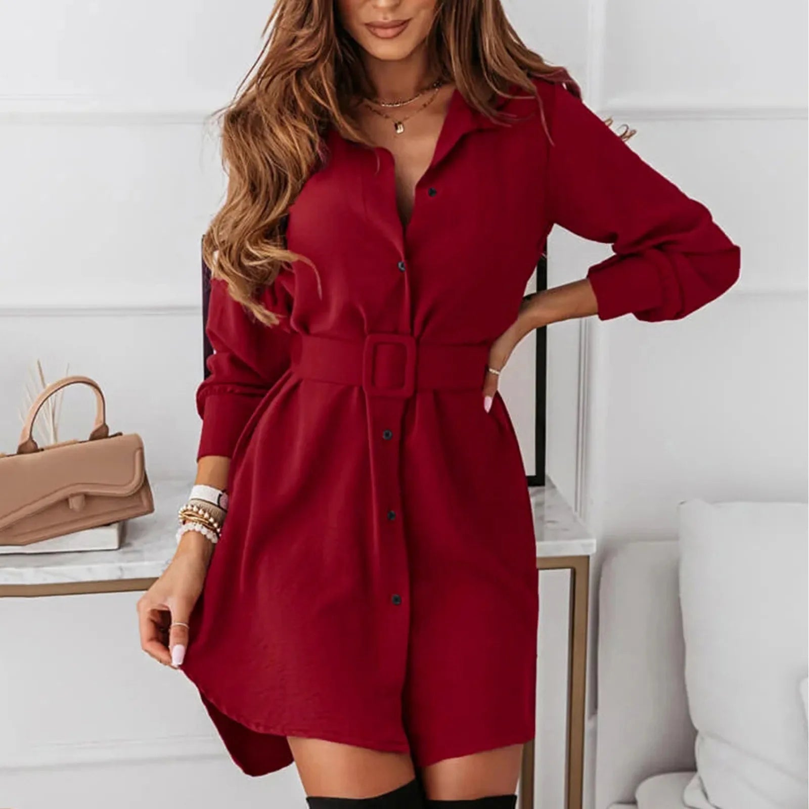 Designer Shirt Dress