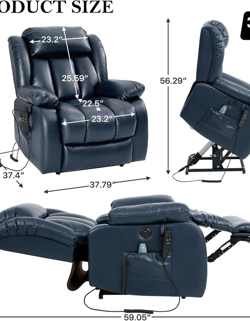Load image into Gallery viewer, Luxury Heavy Duty Leather Recliner Best Of The Class 2025!
