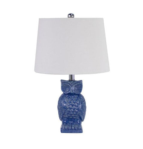 Table Lamp Gloss Finish Set Of Two With Shade