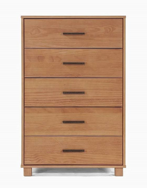 Load image into Gallery viewer, Solid Wood 5 Drawer Bedroom Chest
