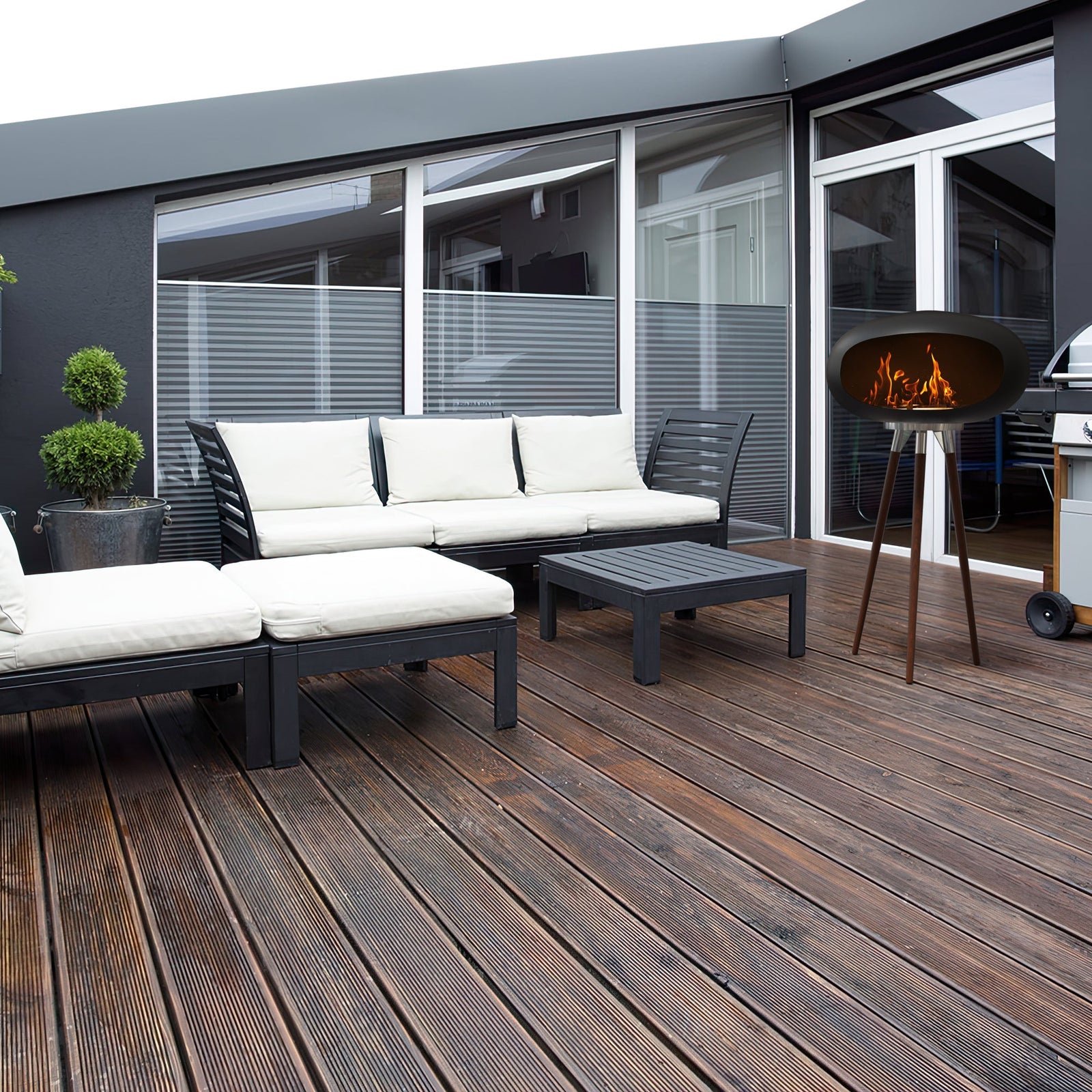 Arcadia Indoor + Outdoor Fireplace