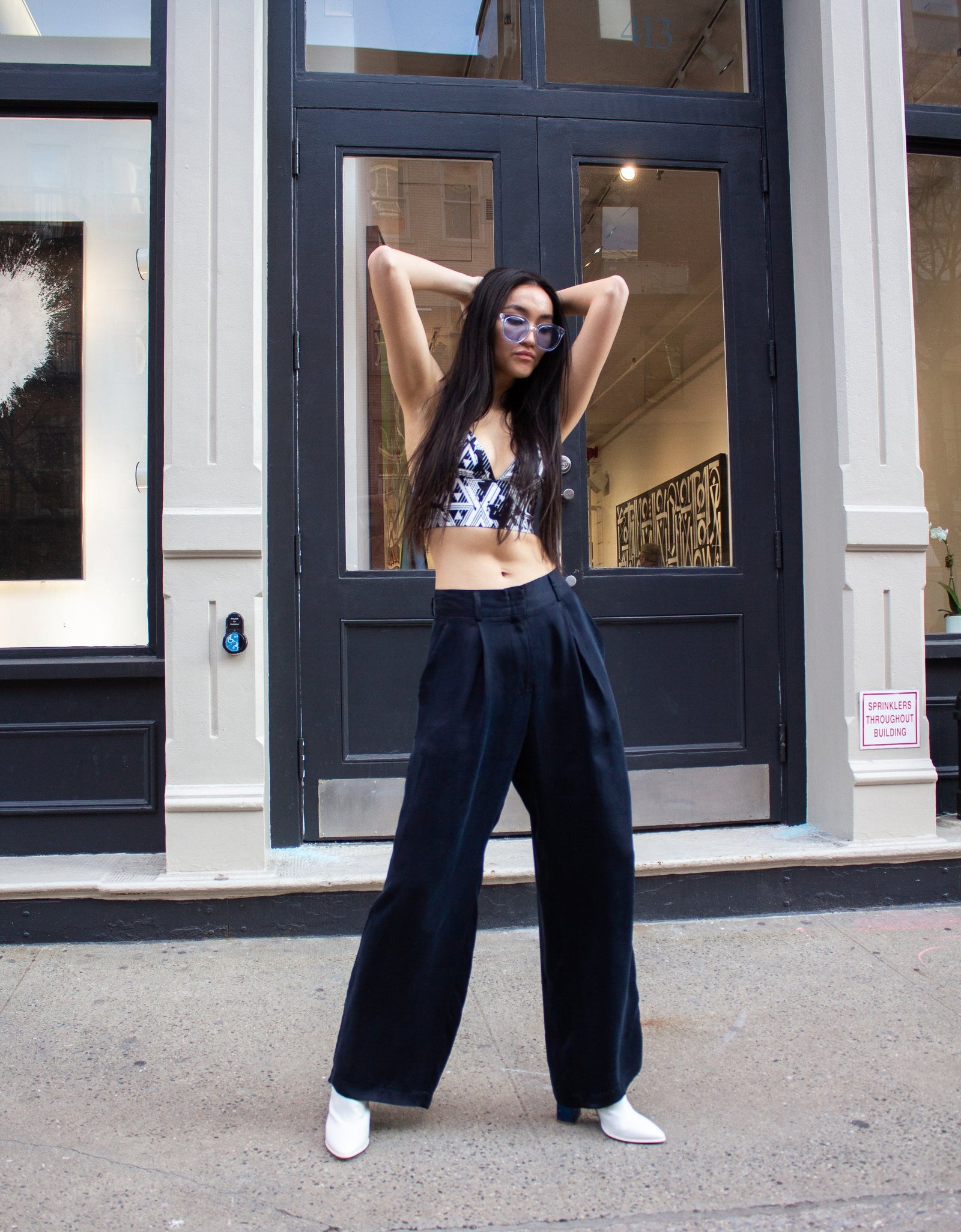 Designer Cut Wide -Leg Pants