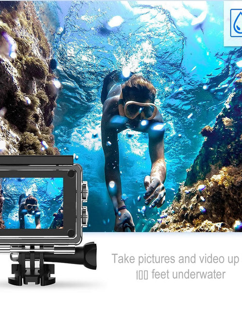 Load image into Gallery viewer, 4K Waterproof All Digital UHD WiFi Camera + RF Remote And Accessories
