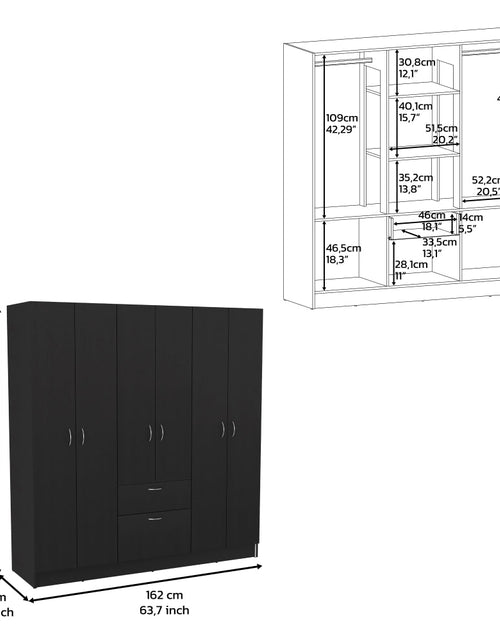 Load image into Gallery viewer, Six Doors Armoire
