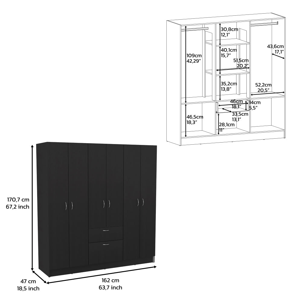 Six Doors Armoire