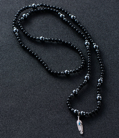 Arcadia Men Black Necklace