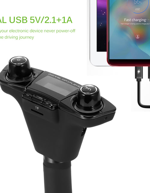 Load image into Gallery viewer, Blue Tooth Car FM transmitter MP3 Player Audio Receiver
