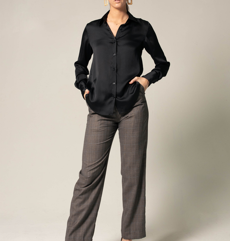 Designer Cut Silk Shirt