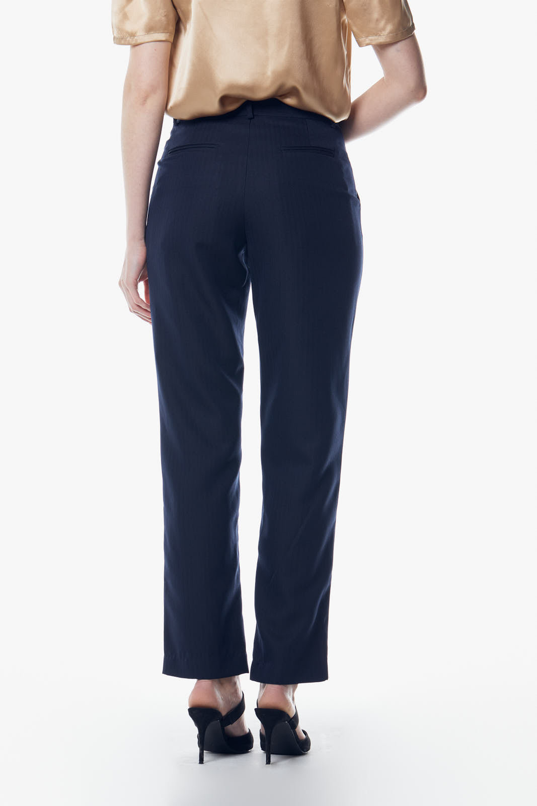 Italian Cut Wool Tailored Pants