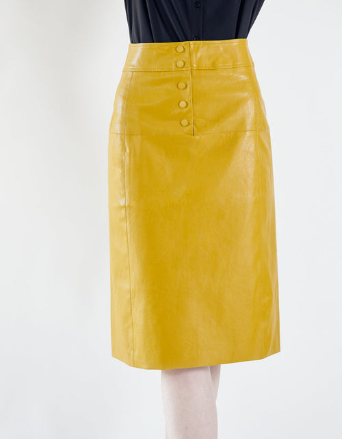 Load image into Gallery viewer, Italian Cut Leather Skirt
