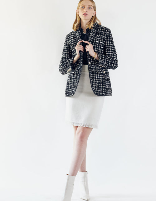 Load image into Gallery viewer, Acadia Designer Mini Tweed Skirt
