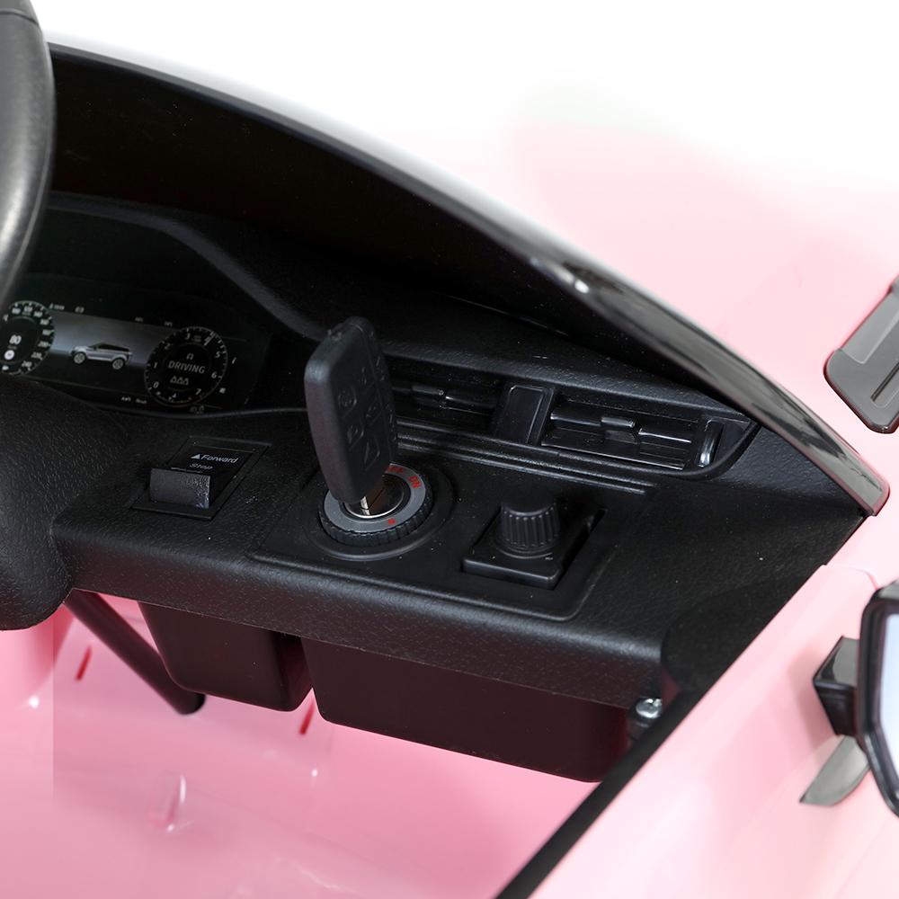Pink Land Rover
