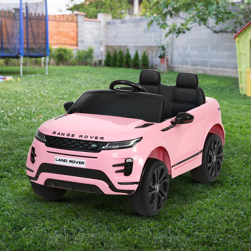 Pink Land Rover