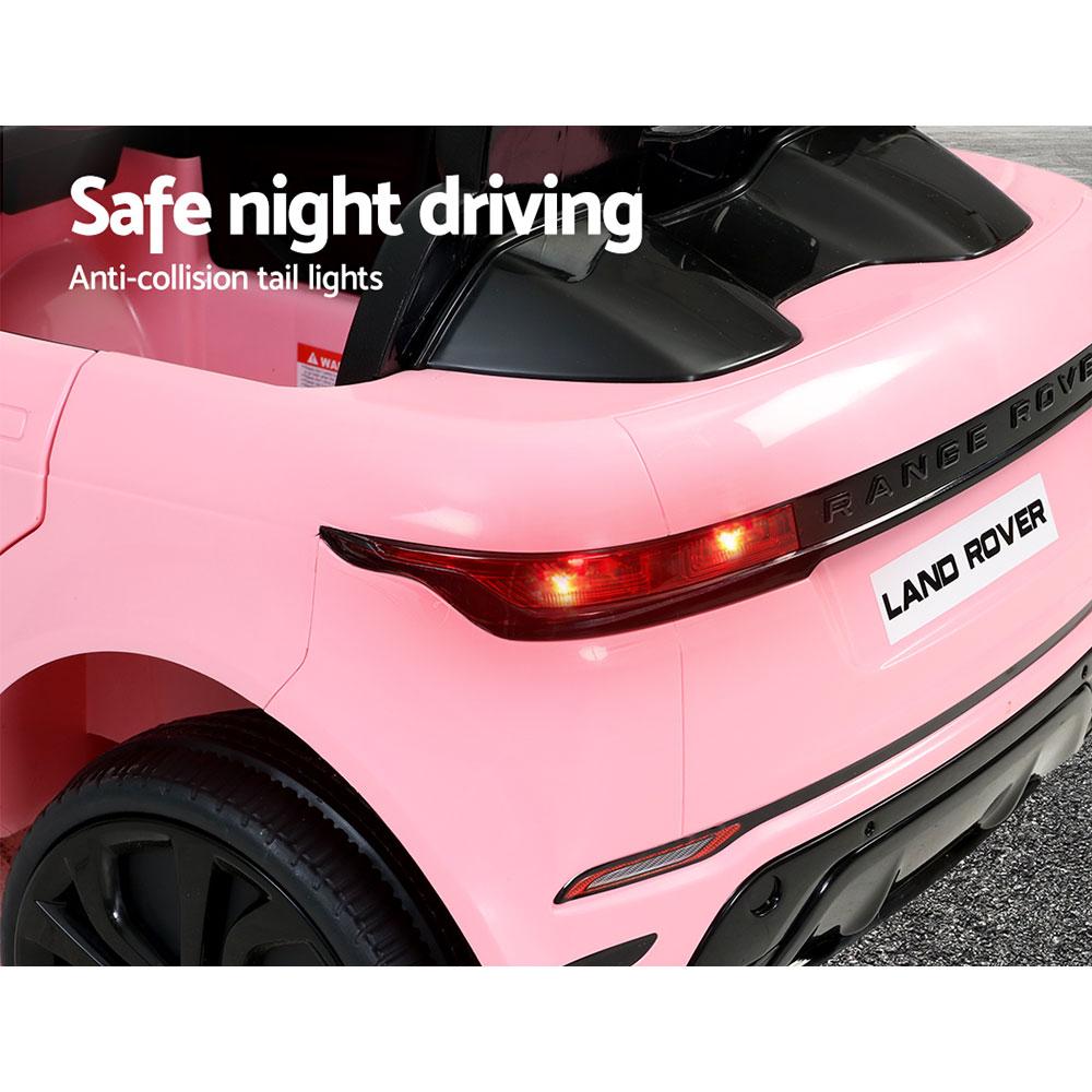 Pink Land Rover