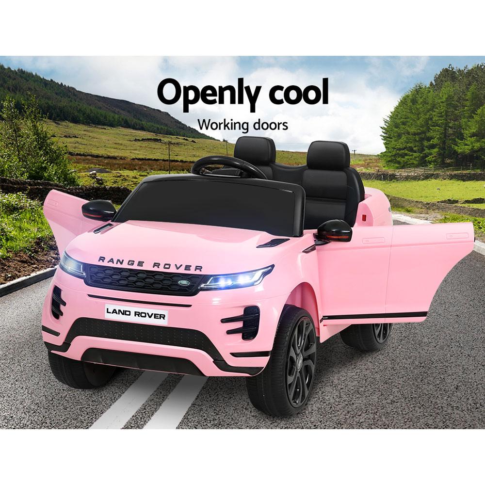 Pink Land Rover
