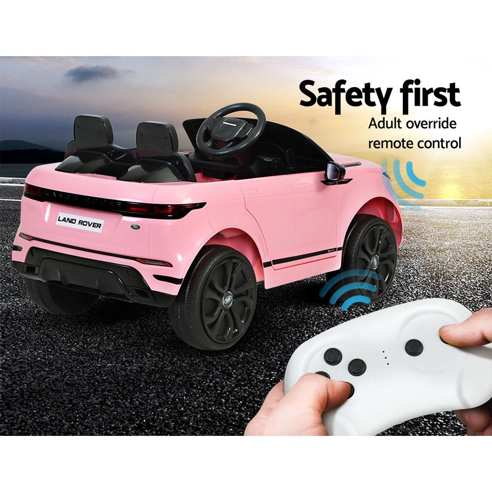 Pink Land Rover