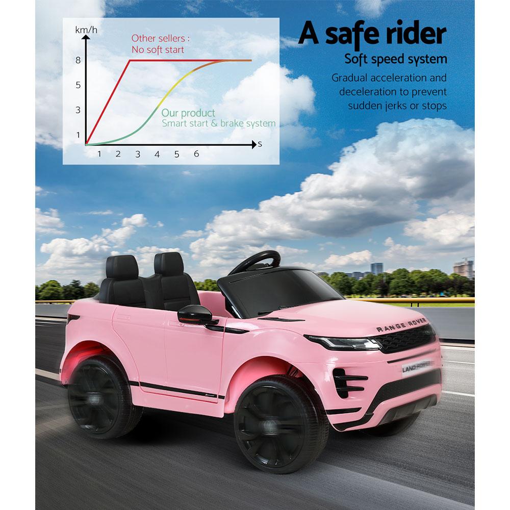 Pink Land Rover