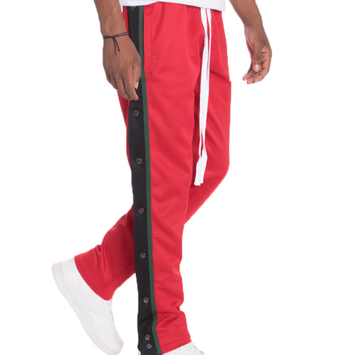 Snap Button Track Pants