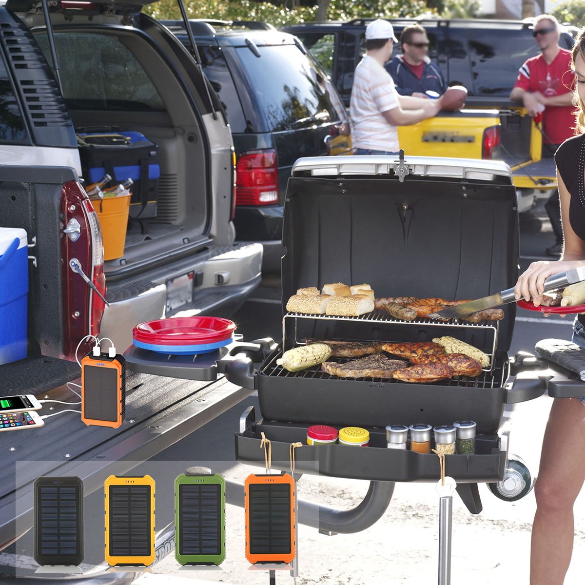 Solar Power Bank Phone or Tablet Charger