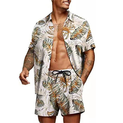 Load image into Gallery viewer, Imported Hawaiian Two Piece Men&#39;s Set
