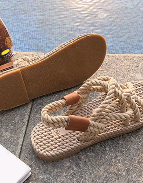 Load image into Gallery viewer, Arcadia Braided Sandals
