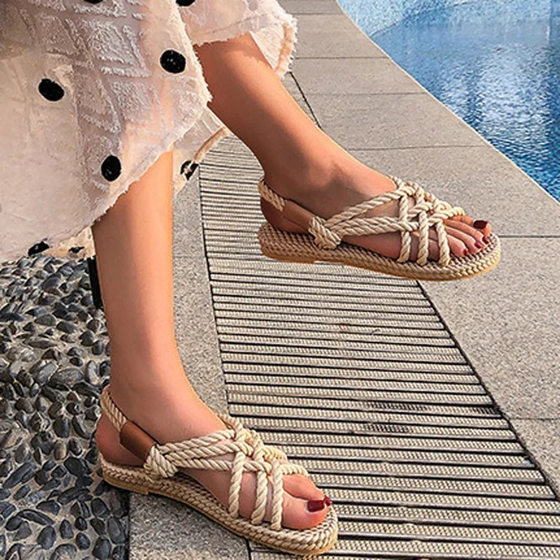 Arcadia Braided Sandals