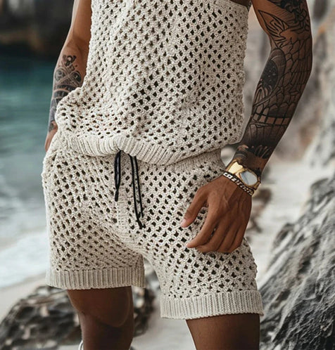 Safari Knitted Two Piece Set