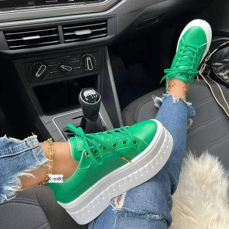 Flat Women's Sneakers Casual Platform Women's Shoes