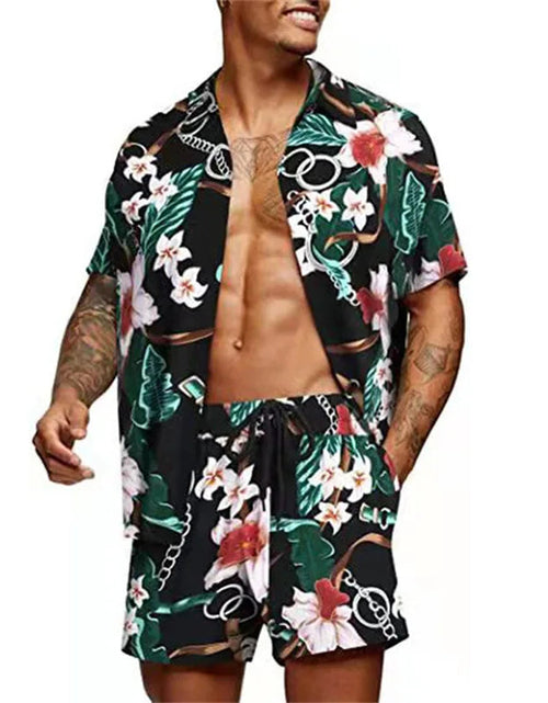 Load image into Gallery viewer, Imported Hawaiian Two Piece Men&#39;s Set
