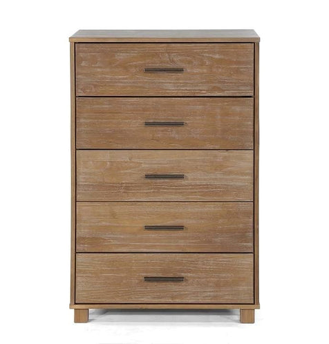 Solid Wood 5 Drawer Bedroom Chest