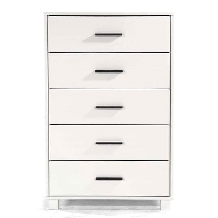 Select Wood 5 Drawer Bedroom Chest