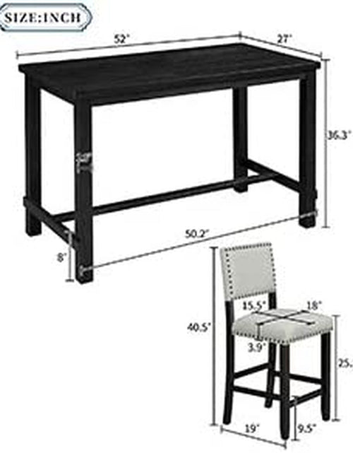 Load image into Gallery viewer, 5-Piece Table With Chairs
