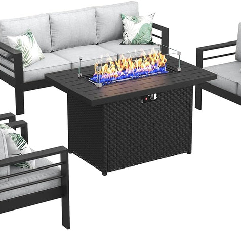 Aluminum Furniture Set 5 Pieces Patio Sectional