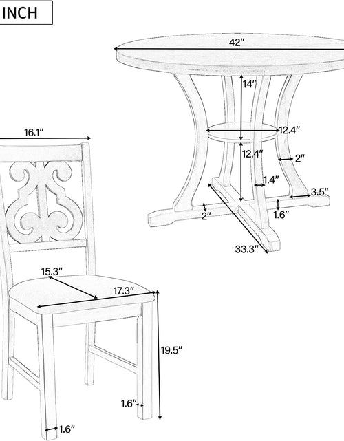 Load image into Gallery viewer, Arcadia 5-Piece Dining Kitchen Table Set
