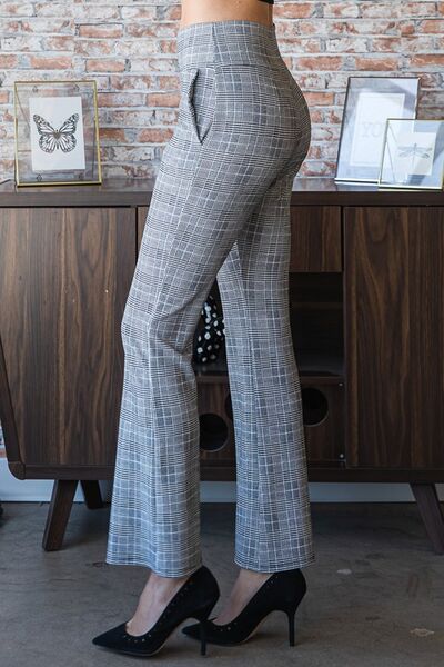 Arcadia Plaid Flare Pants