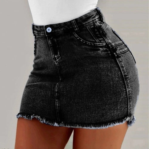 Load image into Gallery viewer, Arcadia Designer Mini Skirt Stone Washed
