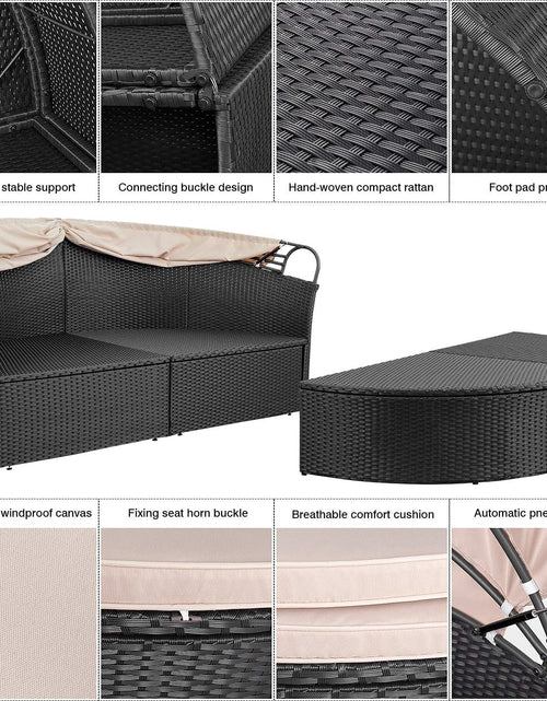 Load image into Gallery viewer, Arcadia Patio Furniture Canopy Wicker
