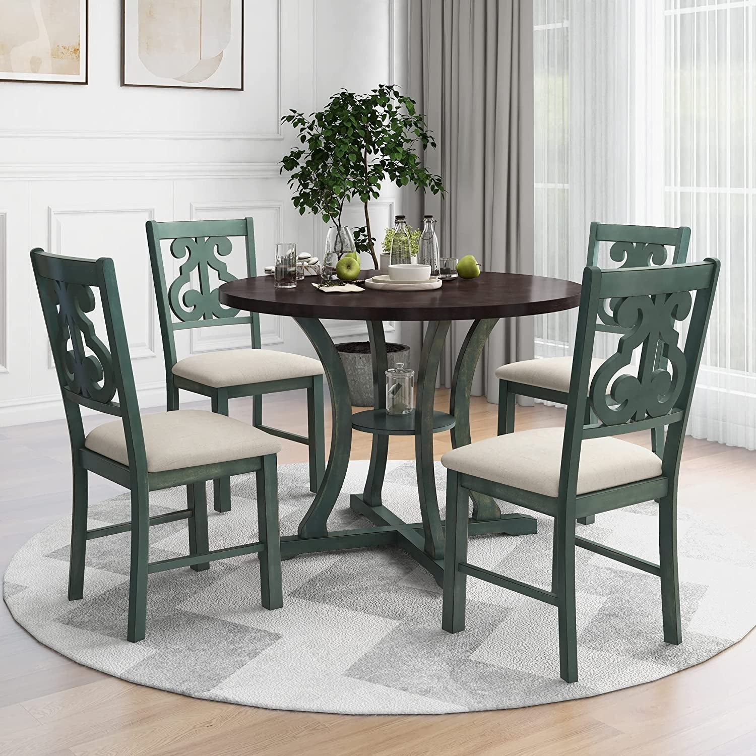 Arcadia 5-Piece Dining Kitchen Table Set