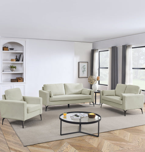 3 Piece Designer Living Room Sofa Set