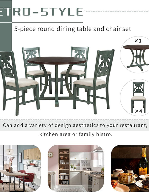 Load image into Gallery viewer, Arcadia 5-Piece Dining Kitchen Table Set
