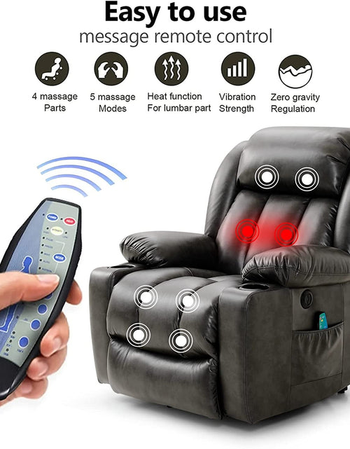 Load image into Gallery viewer, Electric Leather Chair Recline The Best
