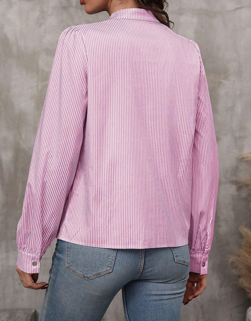 Load image into Gallery viewer, Imported Long Sleeve Blouse Many Colors
