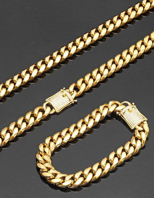 Load image into Gallery viewer, Arcadia Gold Set Chain And Bracelet
