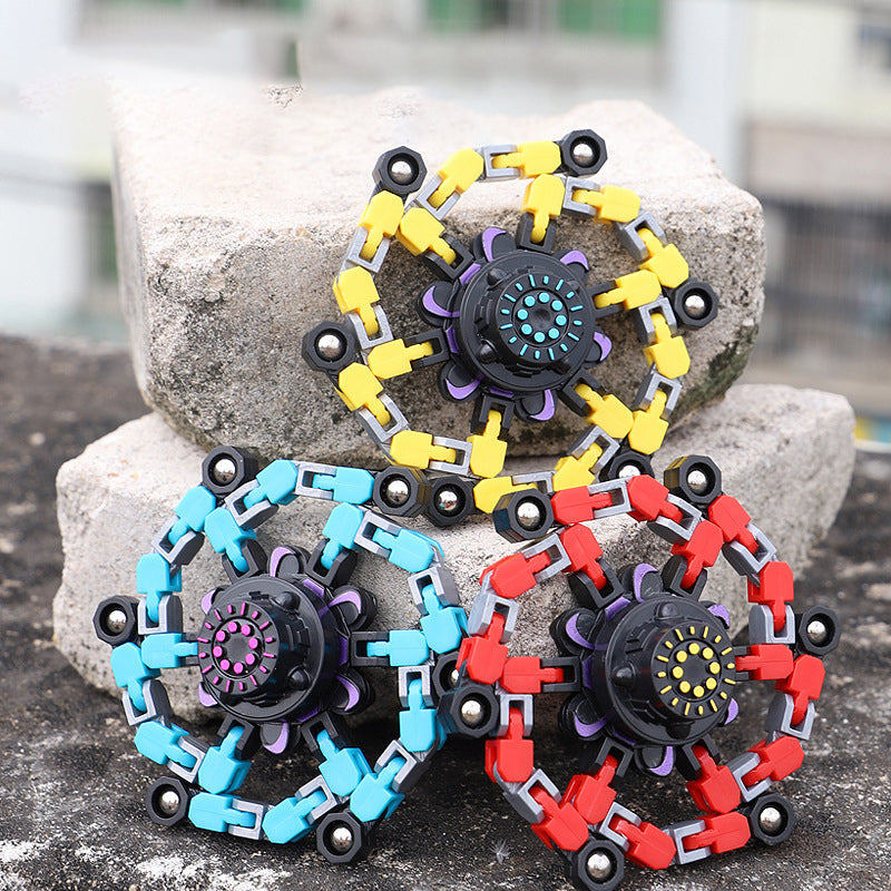 Collectables Deformed Fidget Spinner Chain Toys For Children